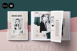 Magazine / CANVA, INDD / Brooke