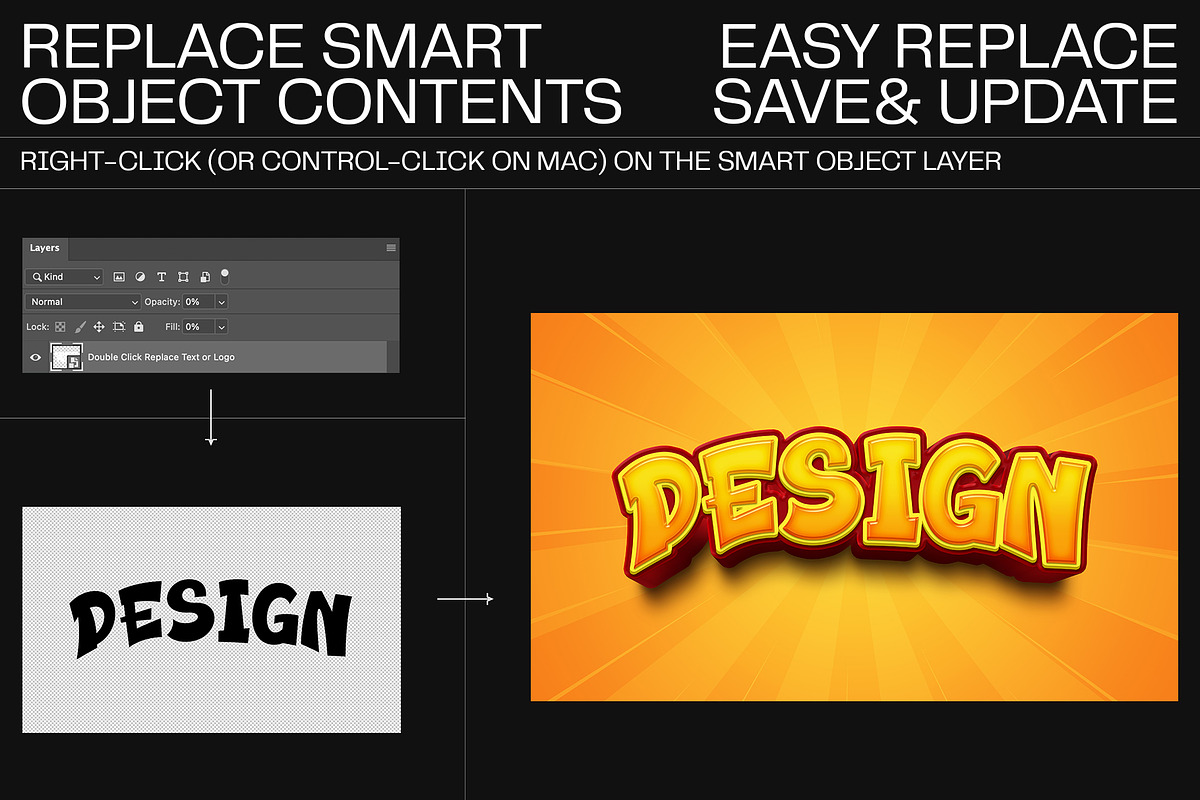 12 Text Effect Templates, a Layer Style Add-On by iDoodle Studio (Photo 6 of 6)