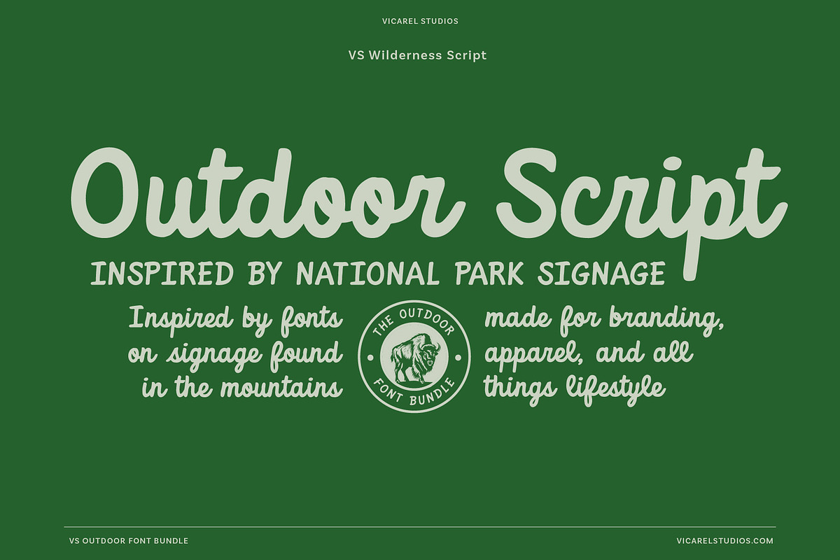 National Park Font Bundle, a Handwritten Font by Vicarel Studios (Photo 9 of 31)