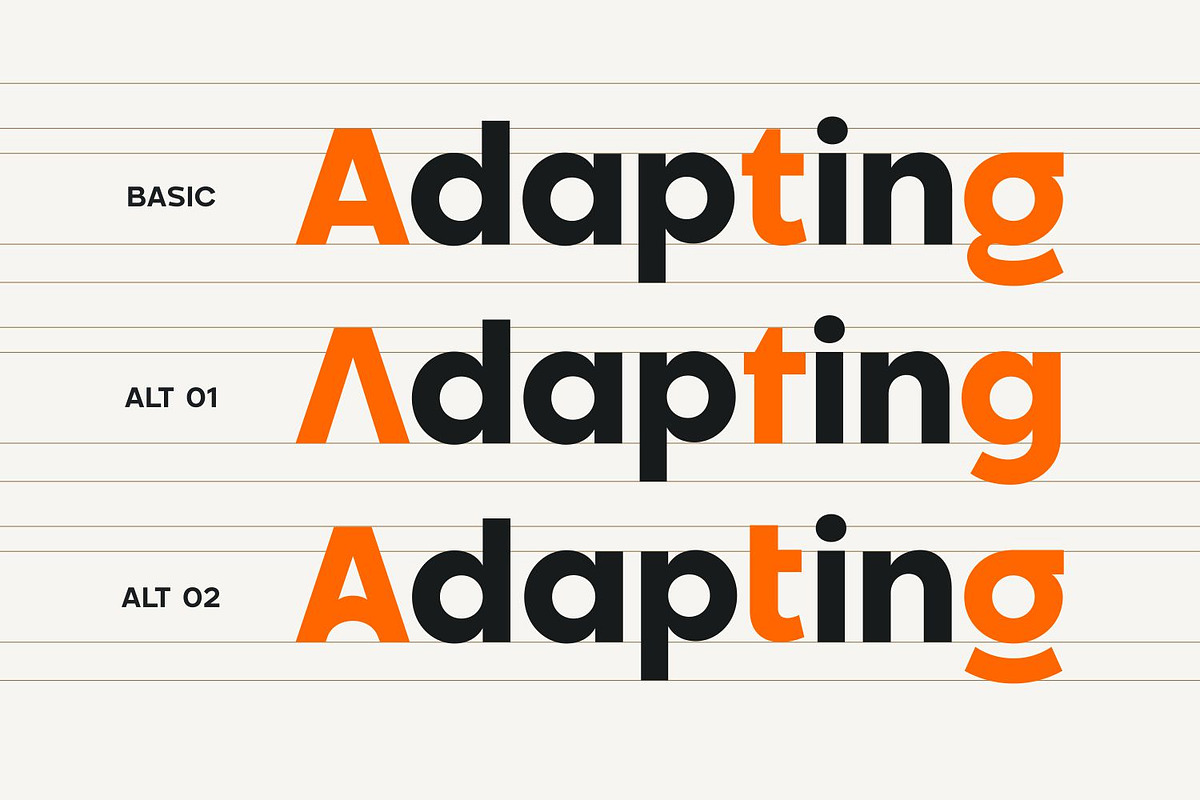Pogonia - Modern Font Family, a Sans Serif Font by Asenbayu (Photo 5 of 14)