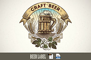 Beer label, a Food Illustration by Countryside life (Thumbnail 2 of 10)