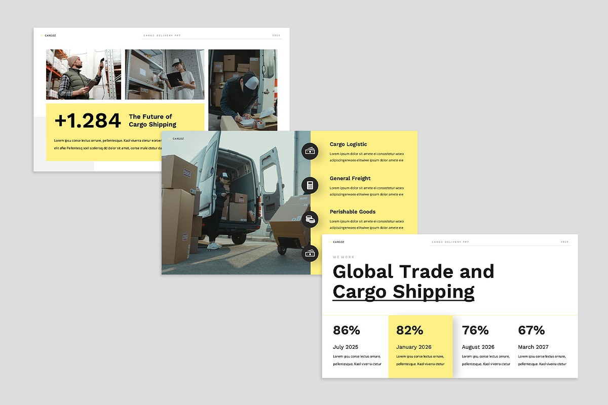 Cargo Delivery Powerpoint, a Presentation Template by rgbryand (Photo 5 of 7)