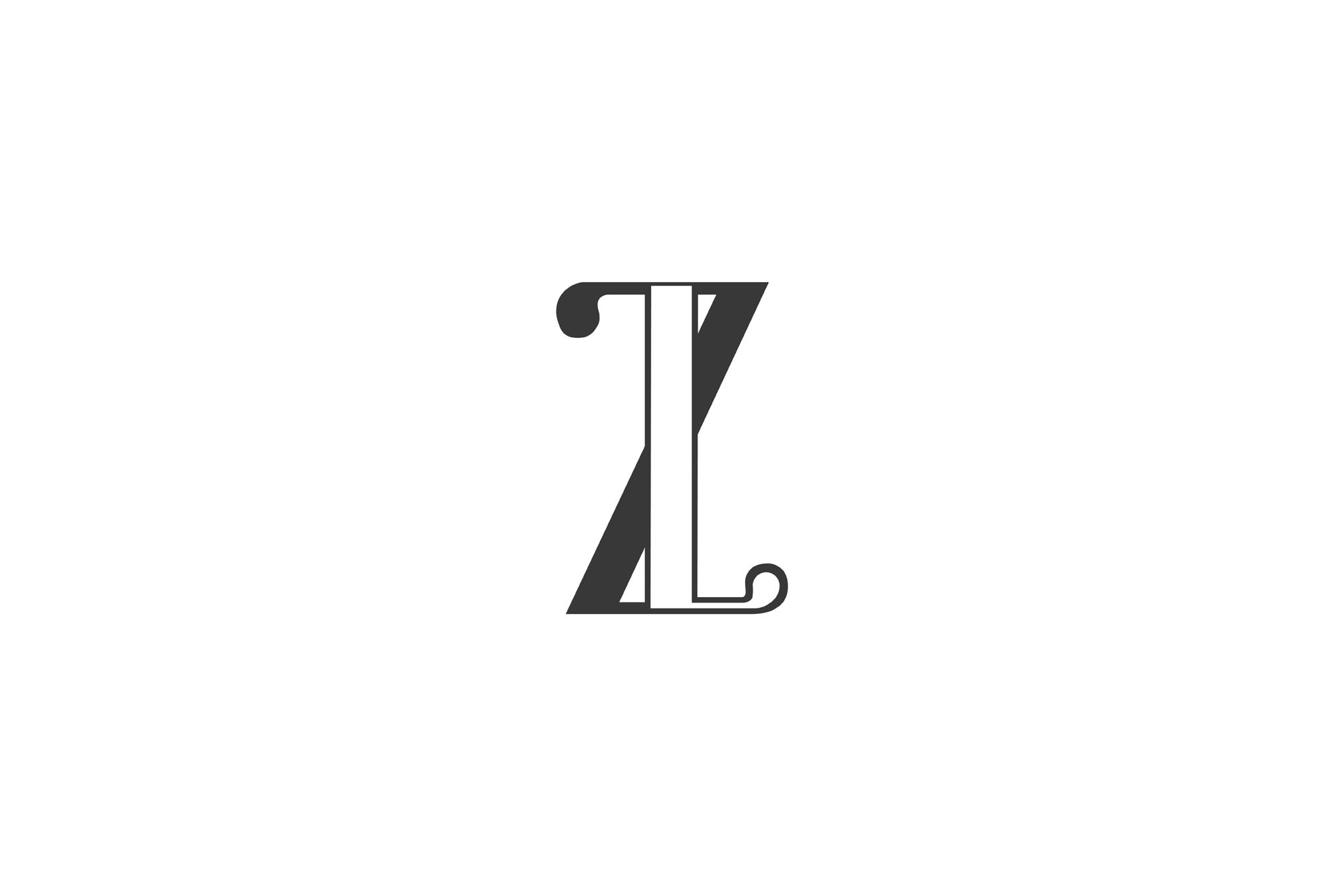 Alphabet letters logo LZ, ZL, a Branding & Logo Template by mrshamsjaman