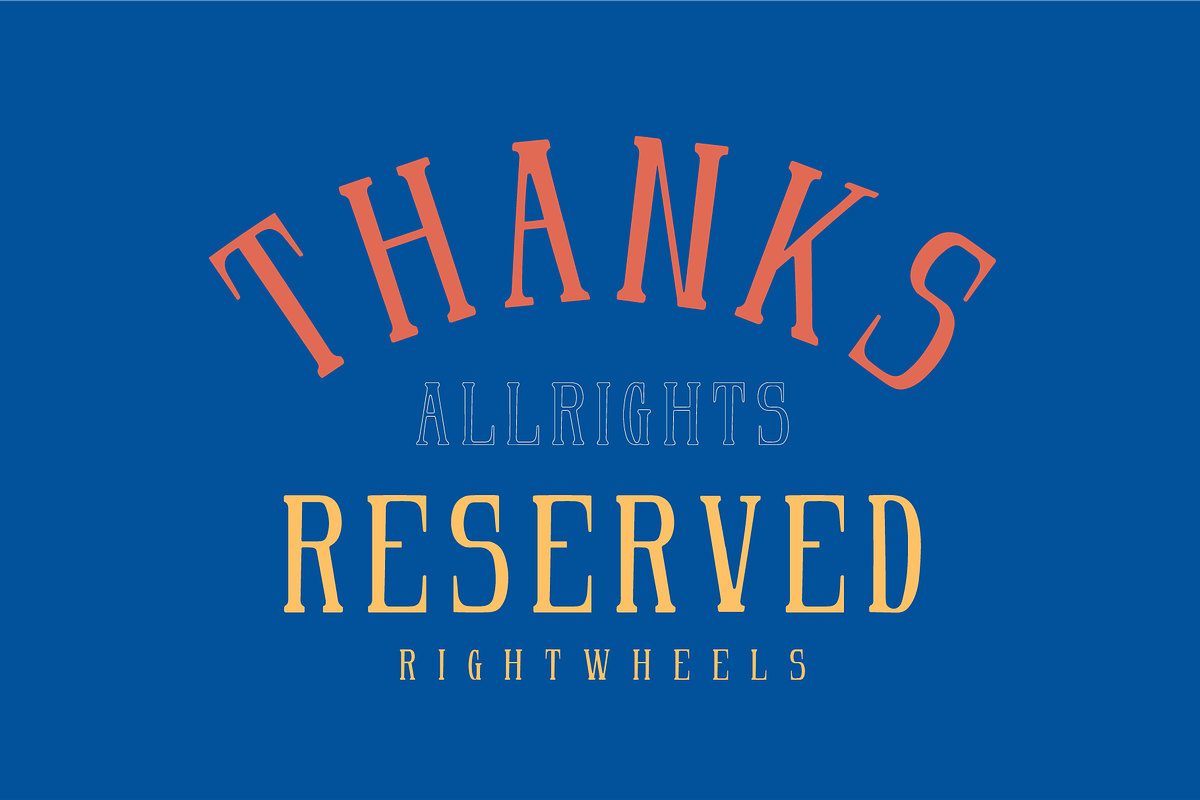 KADILAC - Retro Serif Font, a Font by Rightwheels (Photo 10 of 10)