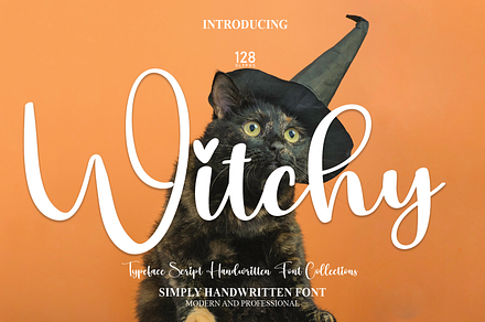 Witchy | Script Font, a Script Font by Scratchones