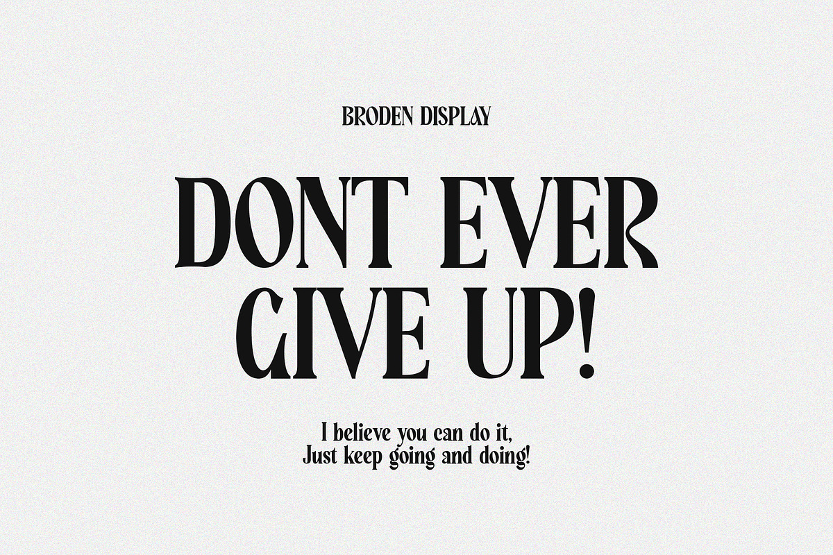 Broden Display - Unique Modern Serif, a Serif Font by Myn Type (Photo 13 of 16)