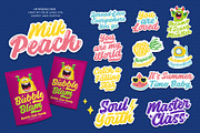 Milk Peach - Quirky Playful Script, a Script Font by Four Lines Std. (Thumbnail 8 of 9)