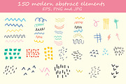 150+ Abstract graphic illustrations, a Decorative Illustration by Virinaflora (Thumbnail 7 of 15)