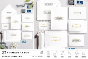 Wedding Stationery Suite Mockup