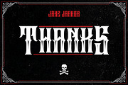 ABATIDO, a Blackletter Font by jakejarkor (Thumbnail 5 of 5)
