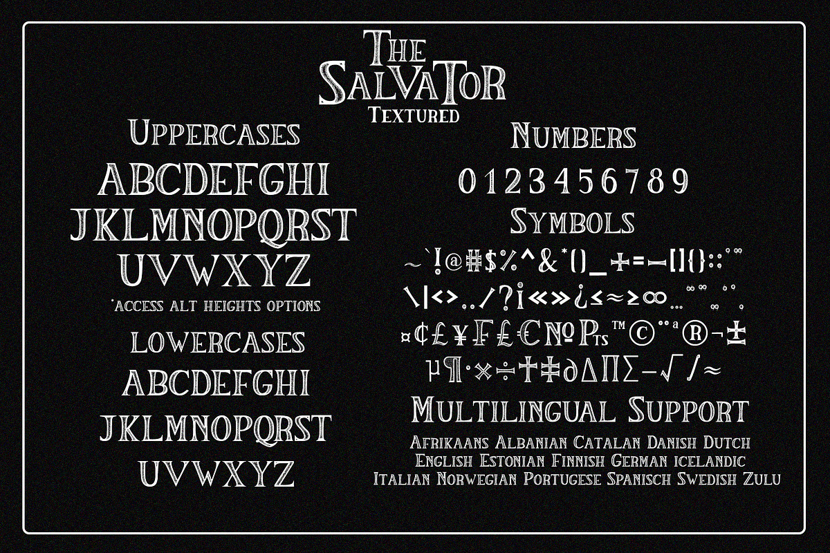 The Salvator - Vintage Font Package, a Serif Font by Dm Studio (Photo 12 of 12)