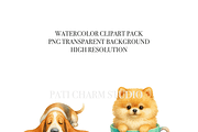 26 Cute Dog Clipart, an Animal Illustration by Pati Charm Studio (Thumbnail 5 of 8)