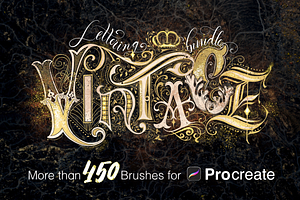 Vintage Lettering Bundle
