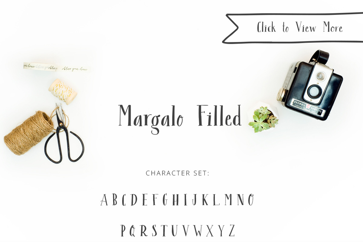 Margalo Font + Extras, a Serif Font by Blissberry Design (Photo 10 of 12)