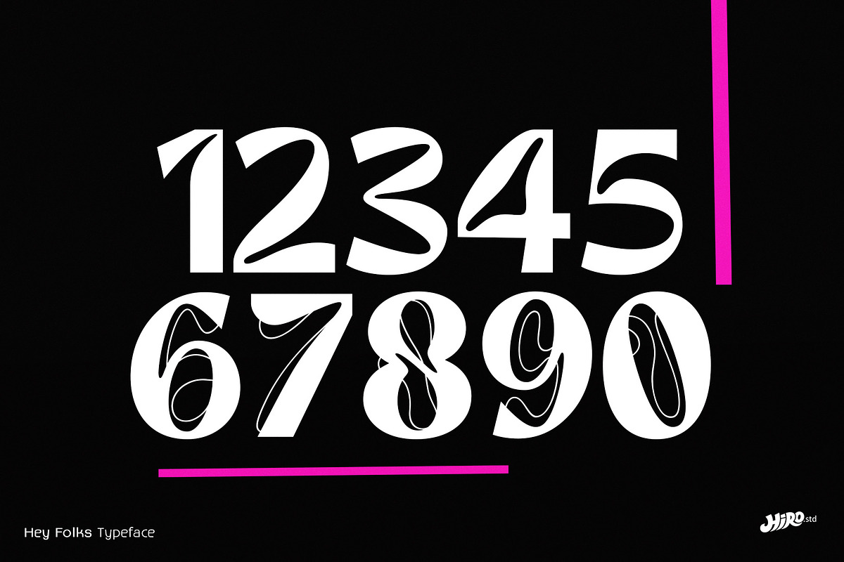 Hey Folks - Display Typeface, a Font by HIRO.std (Photo 9 of 10)