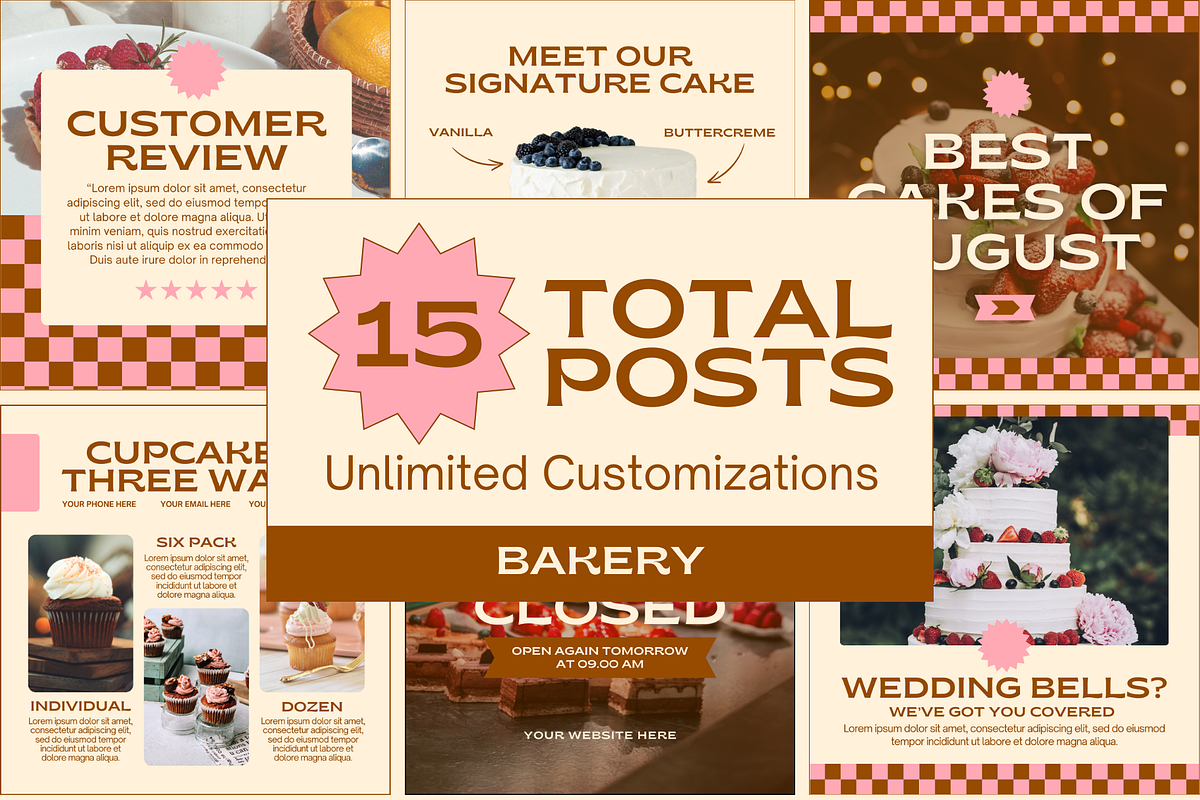 Bakery Social Media Marketing, a Social Media Template by ShayMadeWhat (Photo 4 of 4)