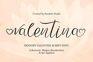 Valentina - Modern Valentine Script