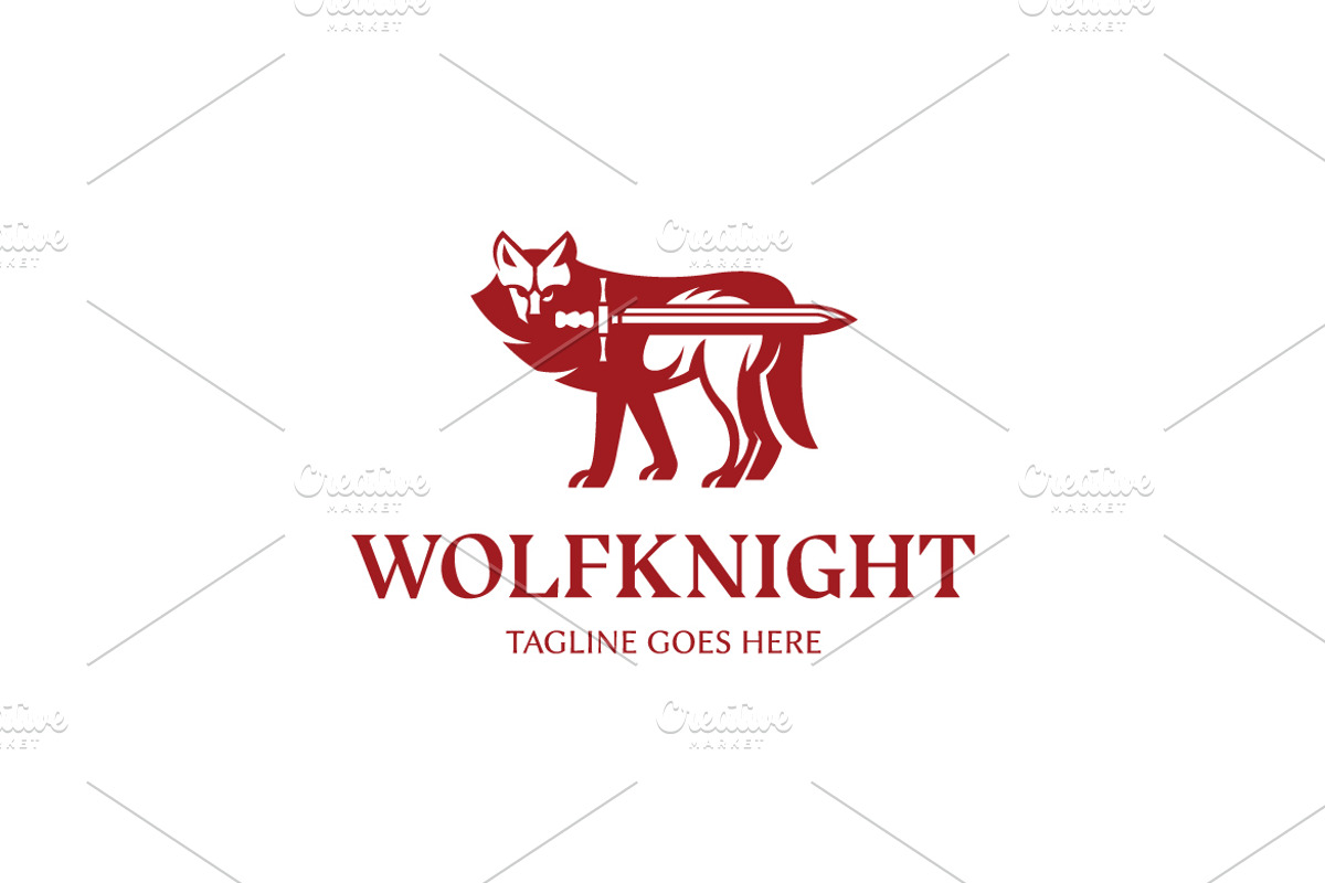 Wolf Knight Logo, a Branding & Logo Template by ashenterprise (Photo 1 of 3)