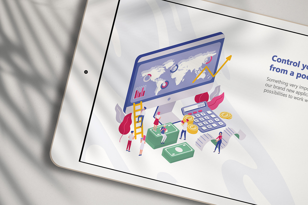 Financial administration concept, a Finance Illustration by Good Studio (Photo 3 of 3)