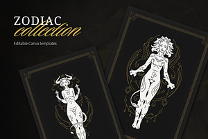 Zodiac Collection | Canva, a Card Template by Vasya Kobelev
