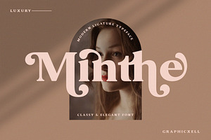 Minthe - Ligature Typeface