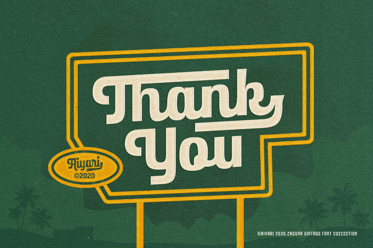 Laguna Vintage Collection, a Sans Serif Font by Aiyari (Photo 19 of 19)