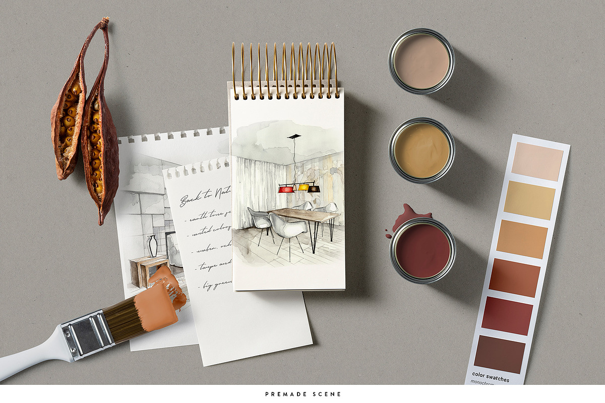 Material Moodboard Scene Creator, a Product Mockup by Ruby&Heart Collective (Photo 14 of 20)