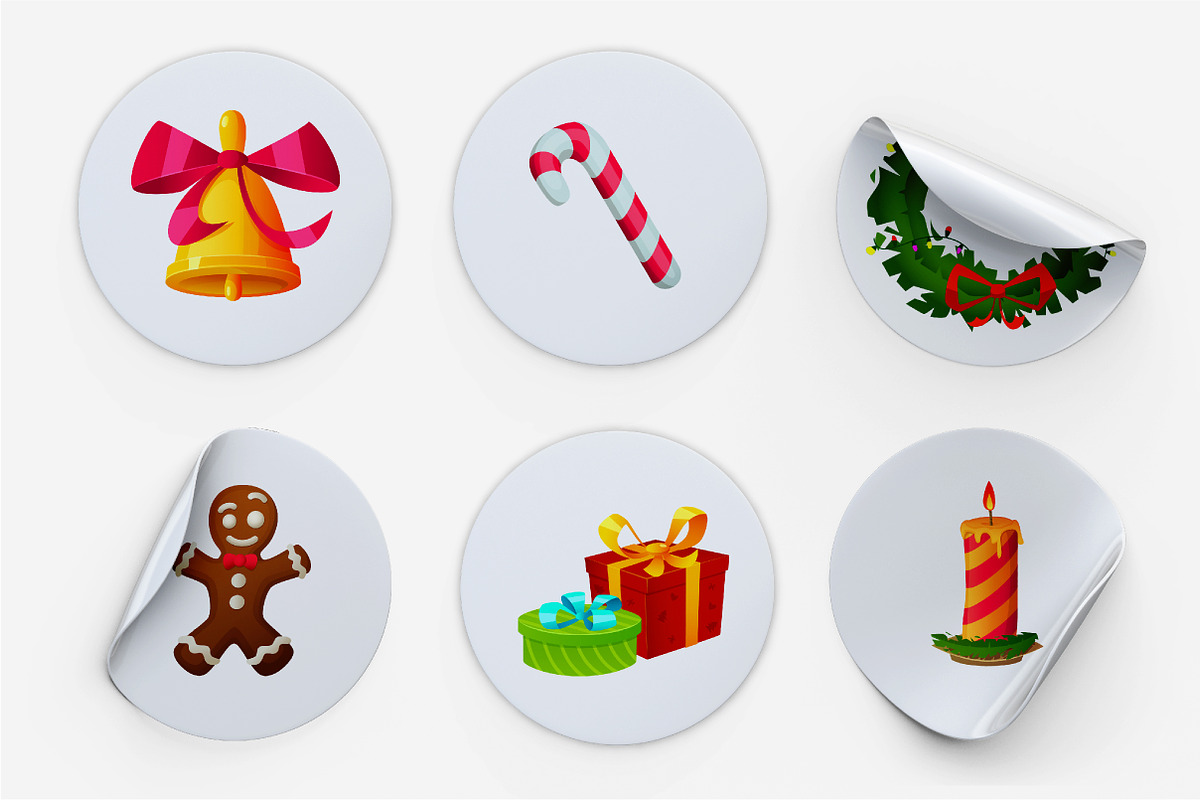 %SALE% -Big Christmas Collection, a Seasonal Illustration by VectorVision (Photo 3 of 24)