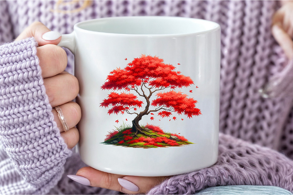 Japanese Garden Watercolor Clipart, an Illustration by DreamCafeArt (Photo 6 of 7)