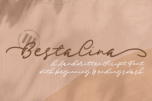 Bestalina A Handwritten Font