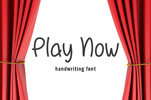 Playnow Handwriting Font