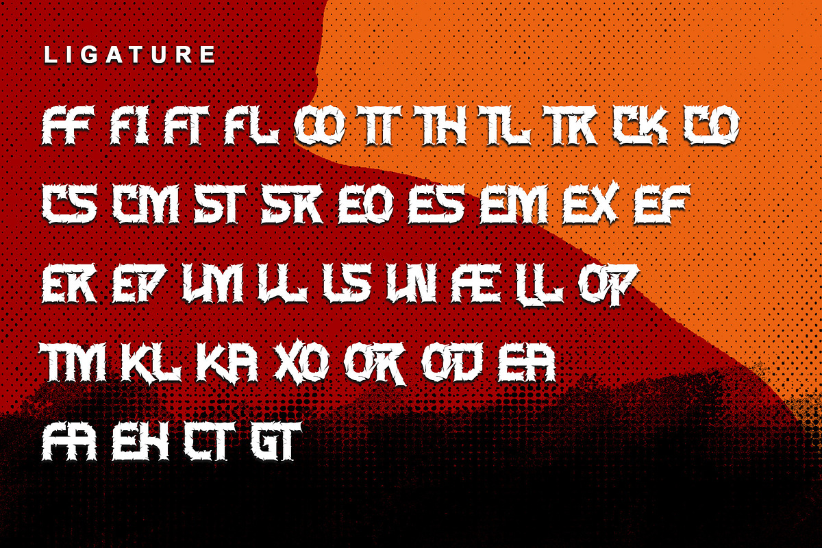 Breakfury, a Blackletter Font by Letterara (Photo 10 of 11)