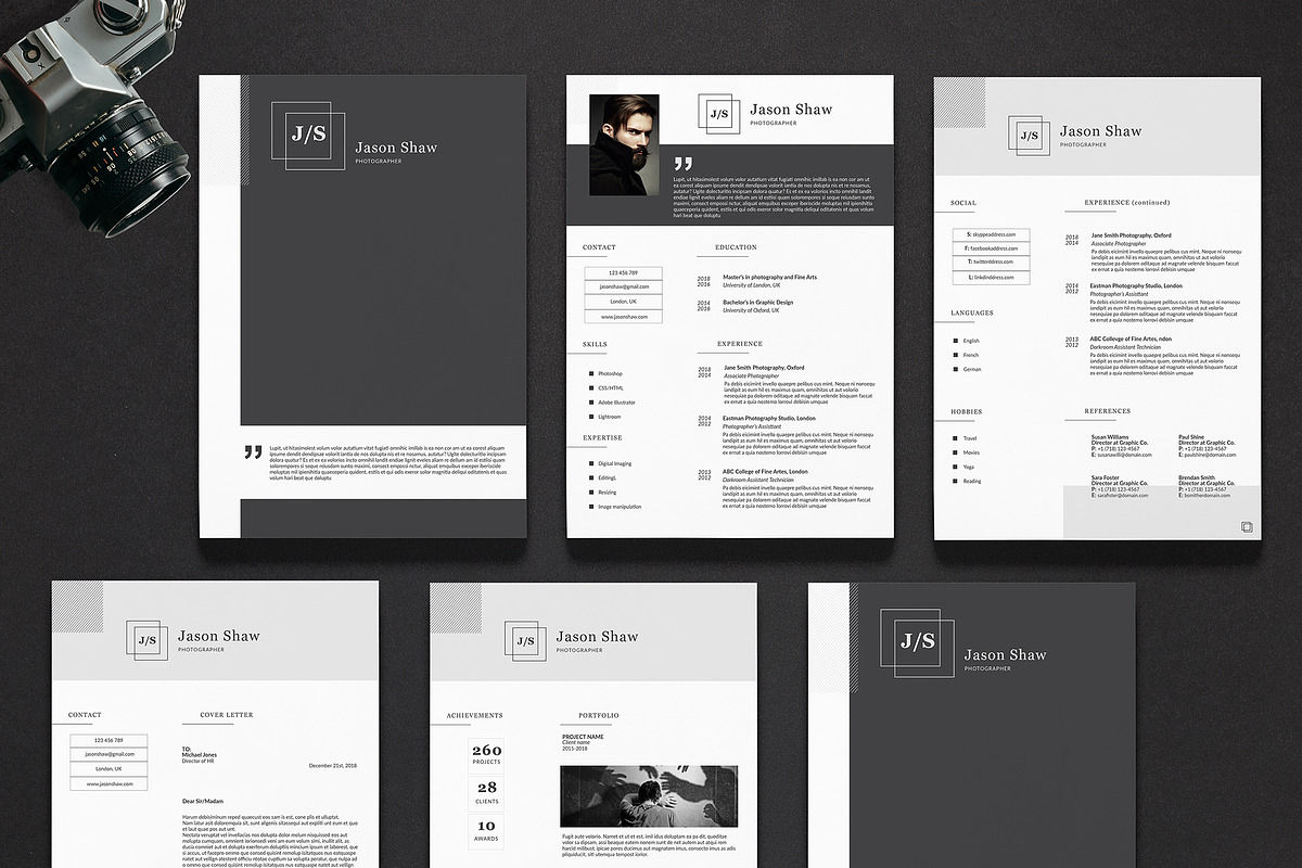 Alpha Resume Template, a Resume Template by Nina Shaw (Photo 7 of 9)