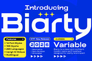 Biarty — Modern Neo-Grotesk Sans, a Sans Serif Font by Nollev (Thumbnail 1 of 13)