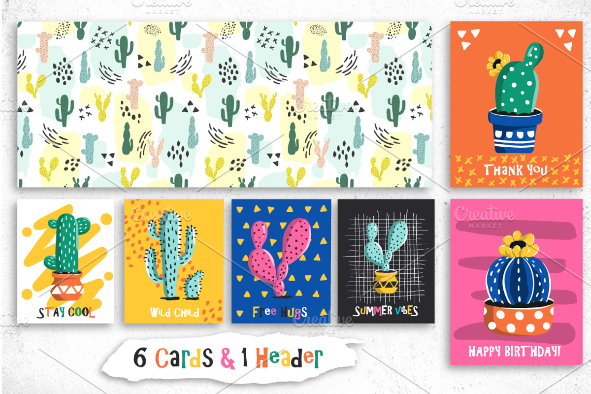 Cacti Prints & Patterns 20% OFF, a Pattern Graphic by Dasha_D (Photo 9 of 10)