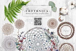 COTTONICA Winter Rustic Florals