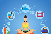 Fitness & Gym Themes, a Food Illustration by TAlex (Thumbnail 3 of 7)