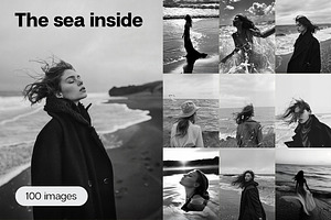100 The sea inside images, a Person Photo by Handmadefont