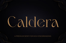 Caldera – Luxury & Elegant Serif
