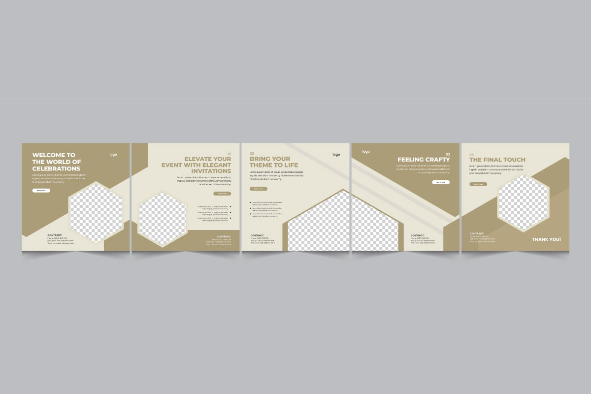 Event organizer media carousel, a Social Media Template by ...