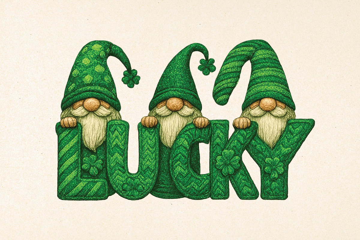 St Patrick's Day Gnome Sublimation P, an Illustration by DreamPrint404 (Photo 6 of 7)