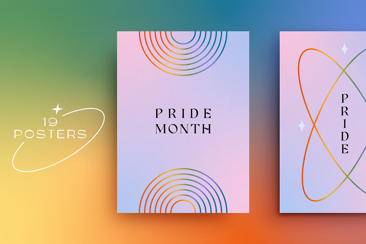 Pride Month Y2K Retro Collection, a Decorative Illustration by millering (Photo 7 of 14)