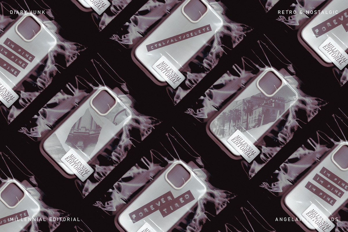 MILLENNIAL JUNK Retro Collage Kit, an Object Graphic by angelainthefields (Photo 7 of 11)