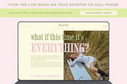 Squarespace Author Website Template, a Squarespace Template by Billie Grace Studio (Thumbnail 2 of 8)