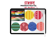Stripes Procreate Pattern Brushes, a Brush Add-On by Brush Lab (Thumbnail 3 of 10)