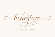Honeylove - Modern Calligraphy, a Script Font by MJB Letters (Thumbnail 8 of 8)