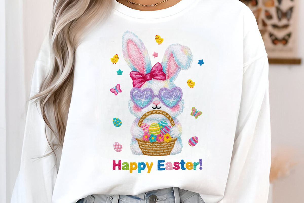 Faux Yarn Easter Bunny Png Easter Pn, an Illustration by designcity5 (Photo 8 of 9)