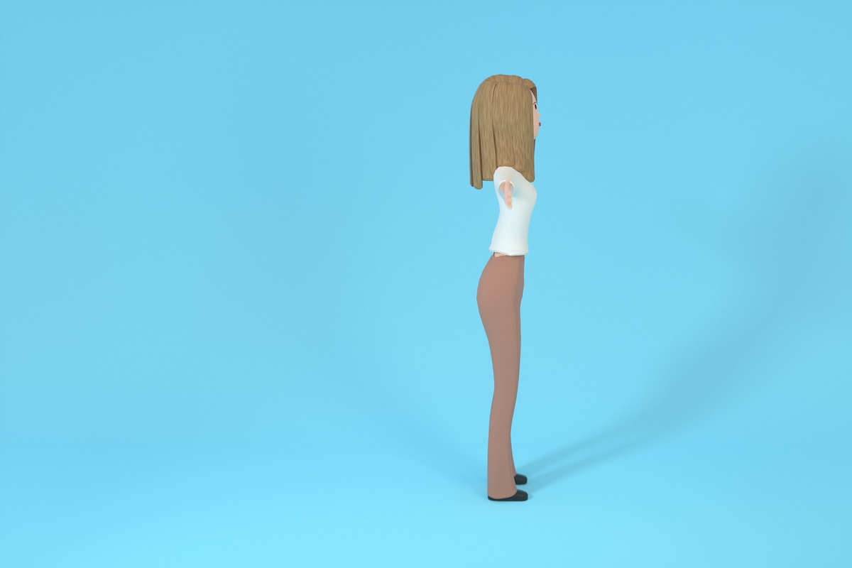 Female Character Lucy, a Characters & Person 3D Model by 3DTreatment (Photo 9 of 32)