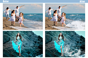 35 Water Splash Photo Overlays