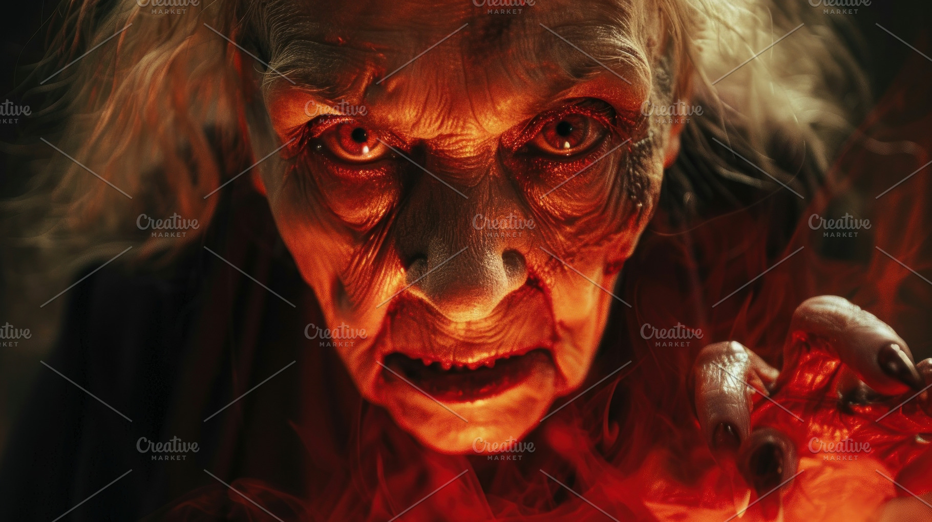 creepy portrait of old witch, a Photo by Pictures for you!!!!!!!!!